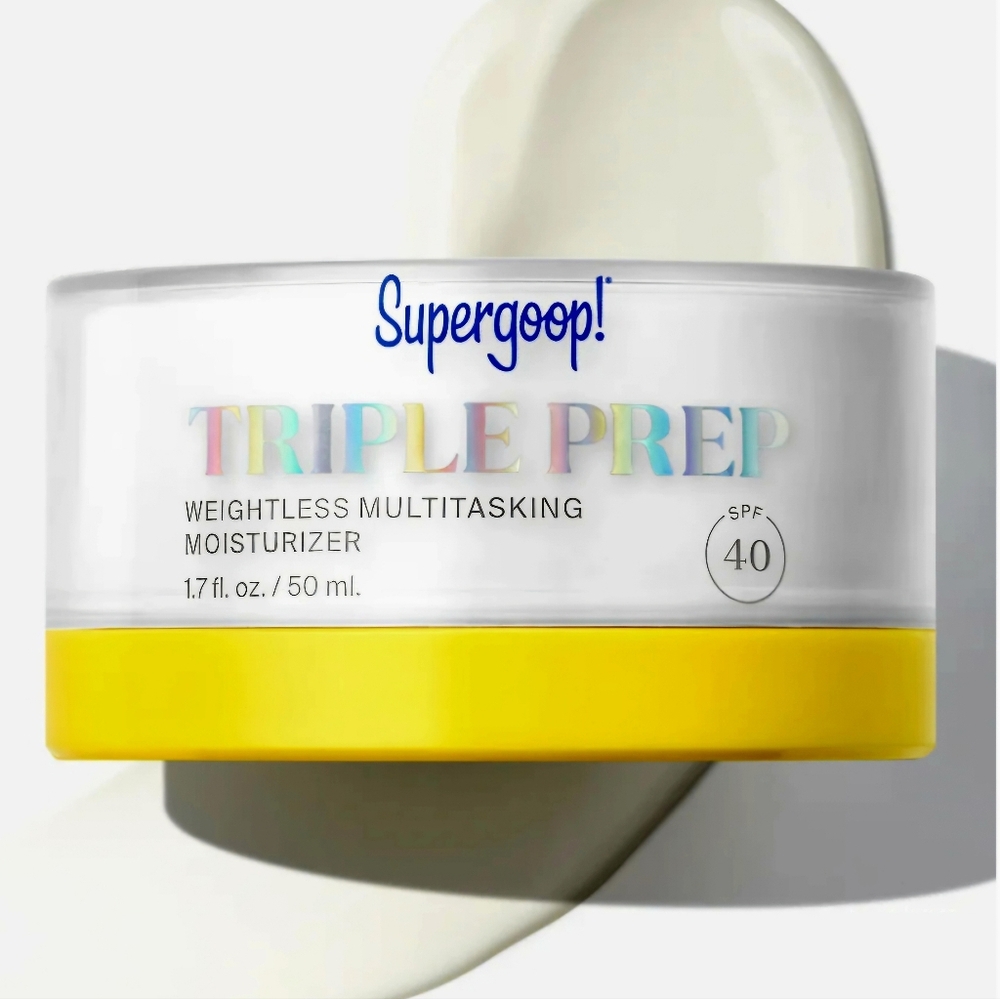 Supergoop Triple Prep Moisturizer.  With SPF 40 (1.7oz.)